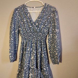 Blue and White spring/summer dress